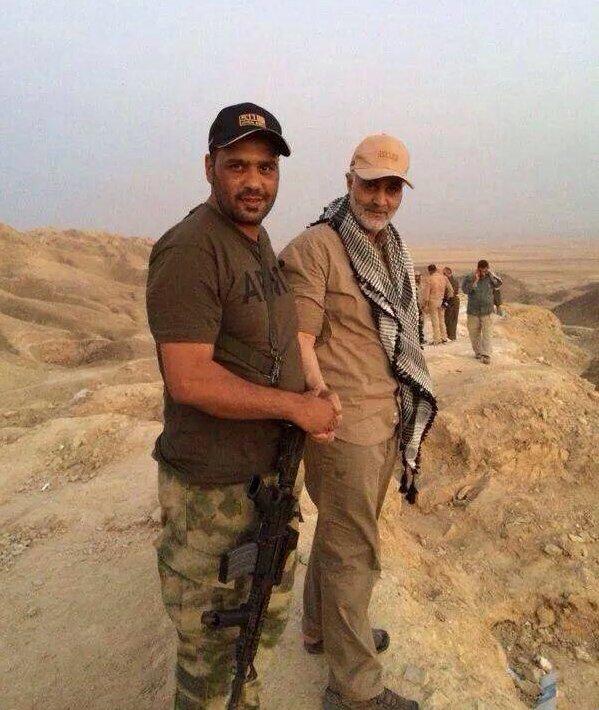 Qassem-Suleimani-on-the-ground-near-Amerli